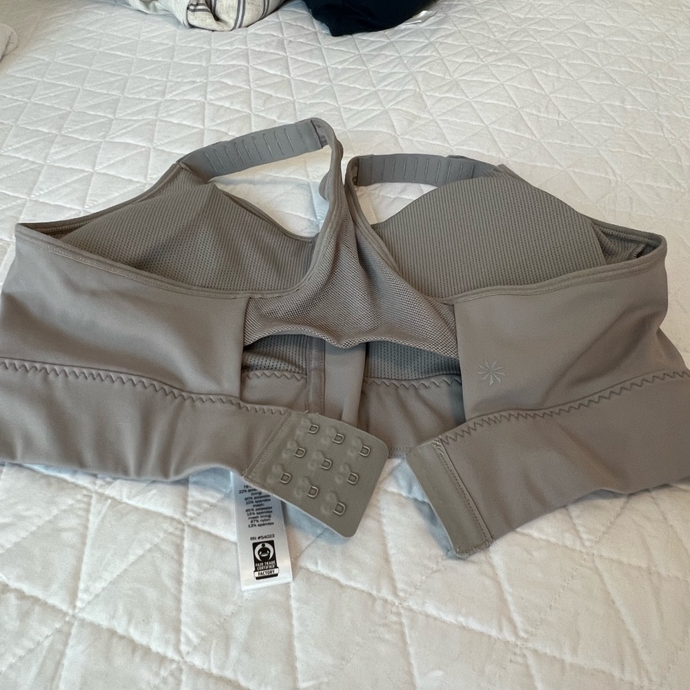 Athleta Gray Razorback Sports Bra - Picture 7 of 11